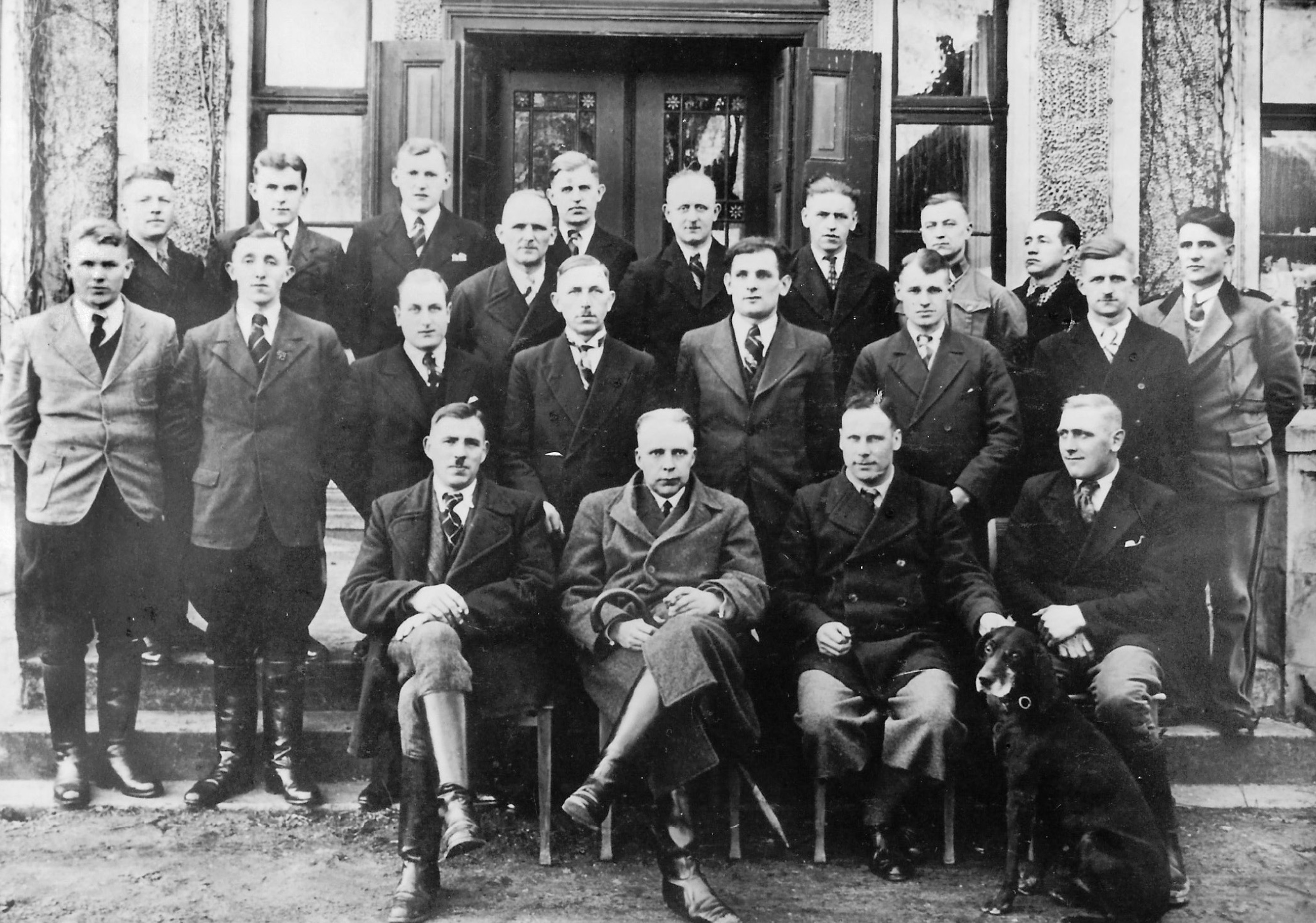 Teilnehmer des Meisterlehrgangs 1937 in der Melkerschule Schlatkow